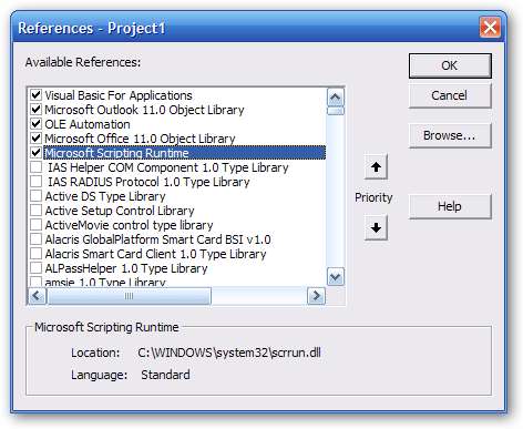 [VB References Dialog]