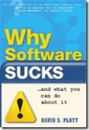 [Why Software Sucks Book Cover]