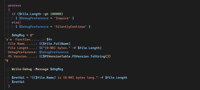 Fun With PowerShell Write-Debug – Arcane Code