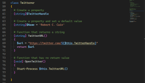 Fun With PowerShell Classes – The Basics – Arcane Code