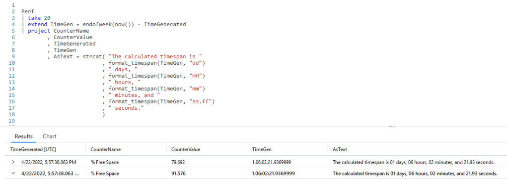 Fun With KQL – Format_TimeSpan – Arcane Code