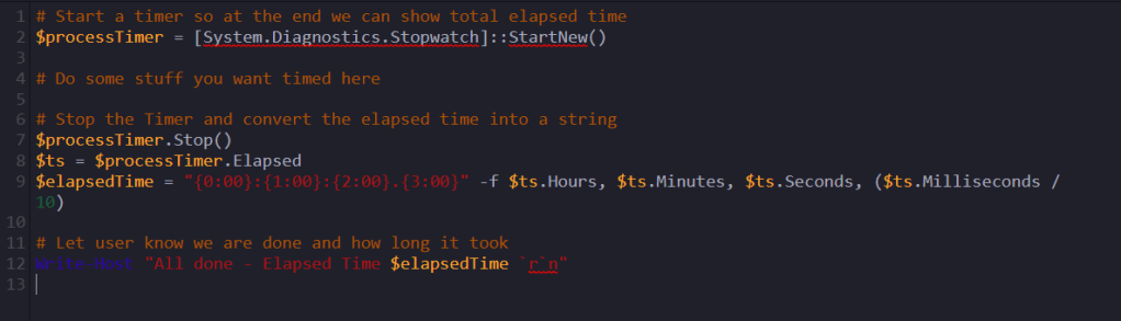 Fun With PowerShell – Elapsed Timers – Arcane Code