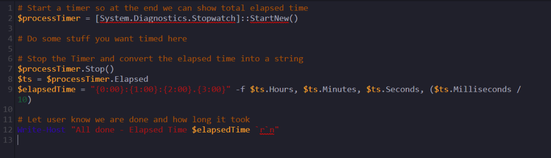 Fun With PowerShell – Elapsed Timers – Arcane Code